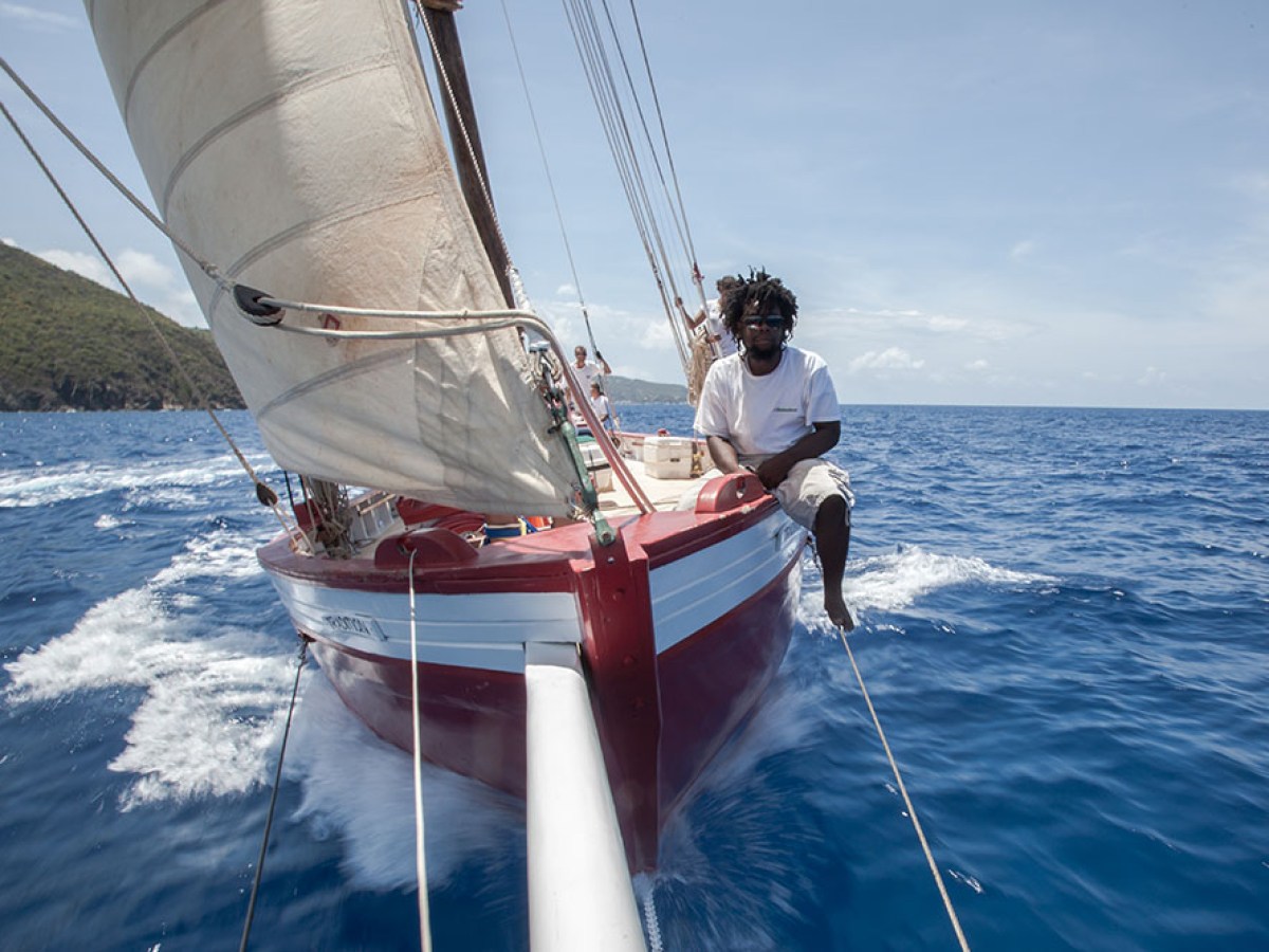 a small boat in a body of water
